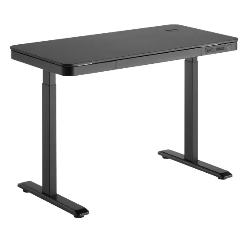 In hoogte verstelbaar bureau Up Up Balder II zwart