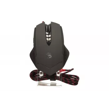Gaming-muis A4Tech Bloody V8m — 3200 DPI, 8 knoppen, V-Track optisch, USB Type-A, zwart
