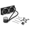 All-in-One-vloeistofkoeler BitsPower Cyclops 240 – zwart/zilver, 240-mm radiator