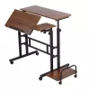 Maclean mobiele laptoptisch, zwart, 80x60 cm, max. 50 kg, in hoogte verstelbaar 67-115 cm, MC-124 B