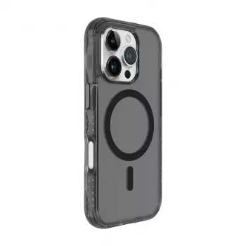 Hoes LAUT CRYSTAL MATTER X iPhone 16 Pro Max transparant zwart