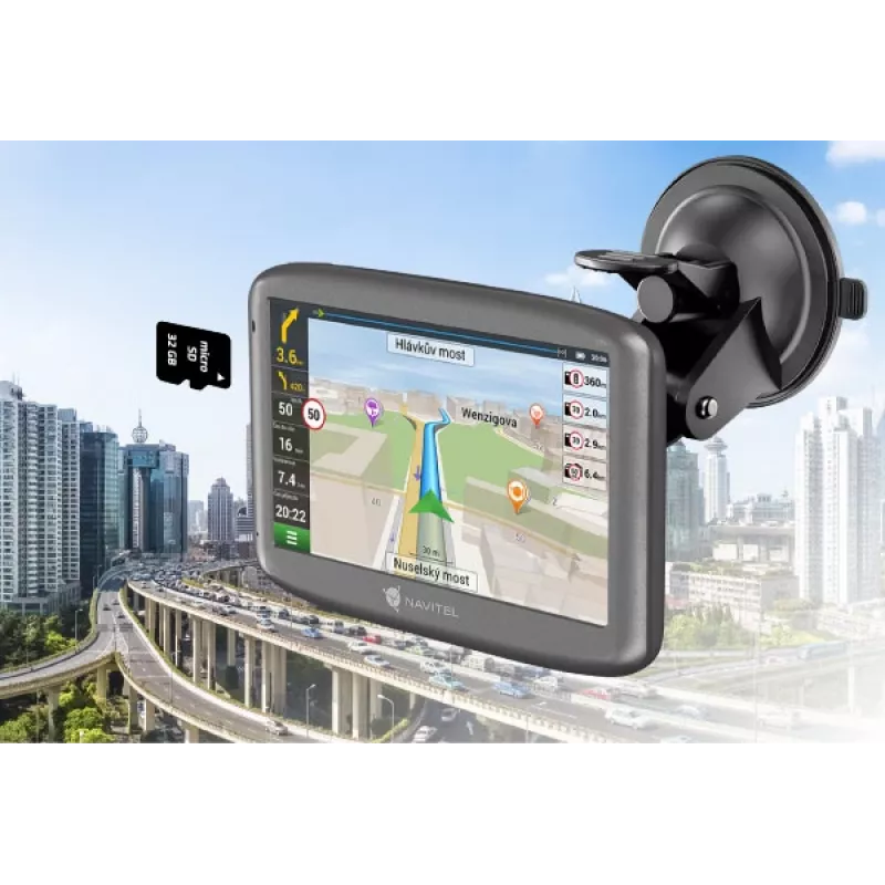 Navitel E501 navigator 12,7 cm (5 inch) TFT-touchscreen grijs