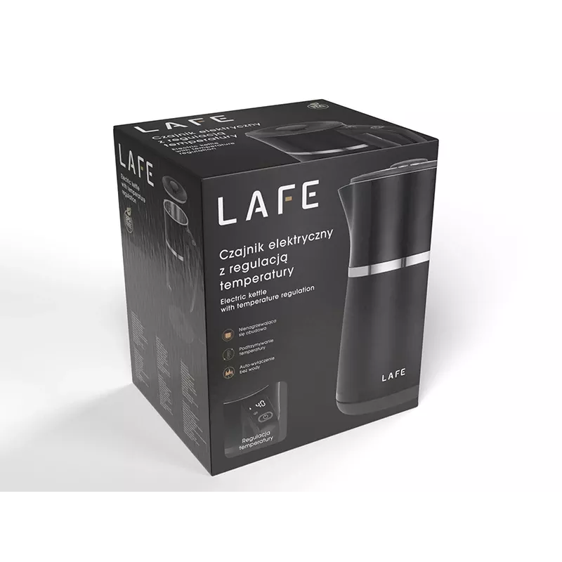 Waterkoker LAFE 1,7L 2200W zwart