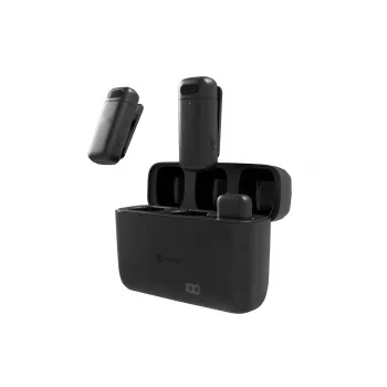 NATEC Hopper Black lavalier-/clipmicrofoon