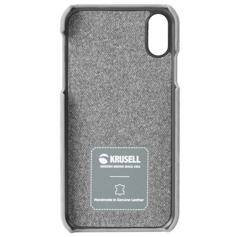Hoesje Krusell Broby iPhone XS Max 16,5 cm grijs