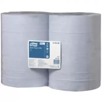 Papieren handdoeken Tork 128408 1000 vel blauw