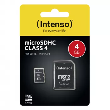 Geheugenkaart Intenso 4 GB MicroSDHC Class 4 3403450