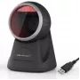 Qoltec tafel-barcodescanner voor 1D- en 2D-codes, QR-scanner, zwart
