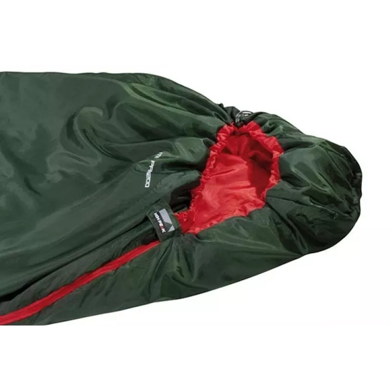 High Peak Lite Pak 1200 mumienslaapzak polyester groen, rood 23263