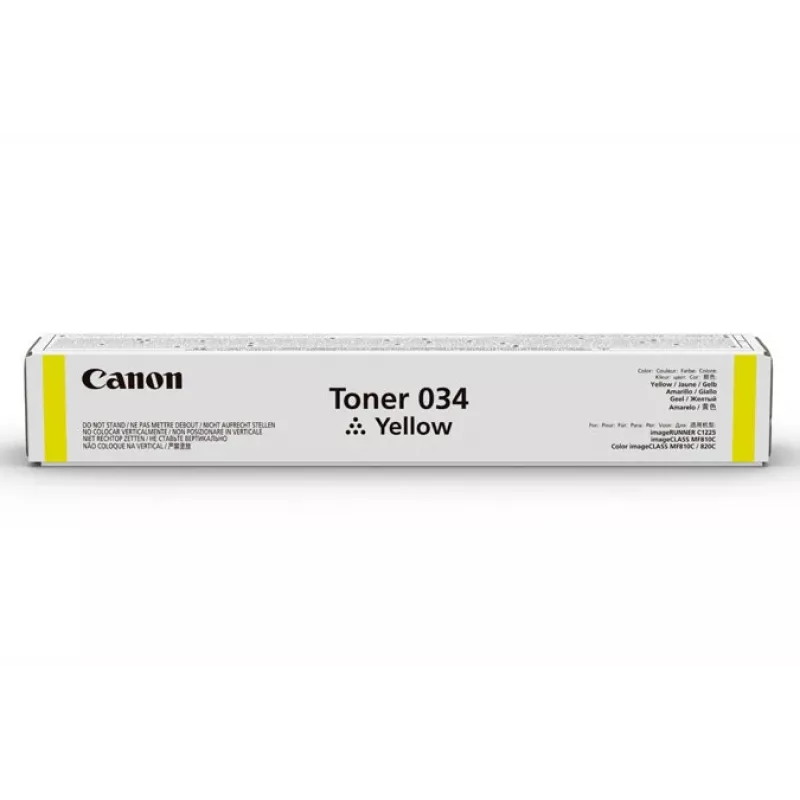 Canon 034 tonerpatroon 1 stuk origineel geel