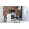 Computer desk top e shop LIMA LEWE BIEL MAT — recht, rechthoekig, spaanplaat, 980×510×760 mm