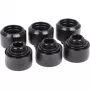 Alphacool Eiszapfen 17379 HardTube compressiefitting 16 mm G1/4, Deep Black, 6 stuks