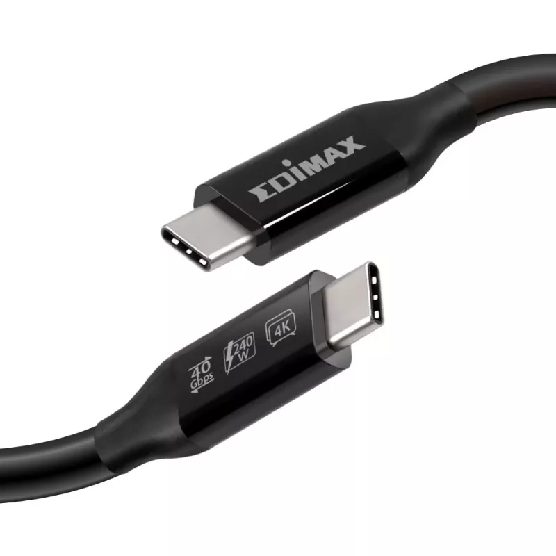Edimax UC4 1 m 40 Gbit/s zwart
