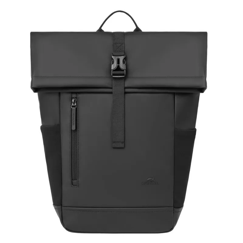 Rugzak Rivacase 7826 Eden 14 ECO zwart rolltop voor 14-inch laptops
