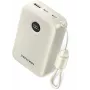 Powerbank Vention 20000mAh 22,5W – 2× USB‑C, 1× USB‑A, beige