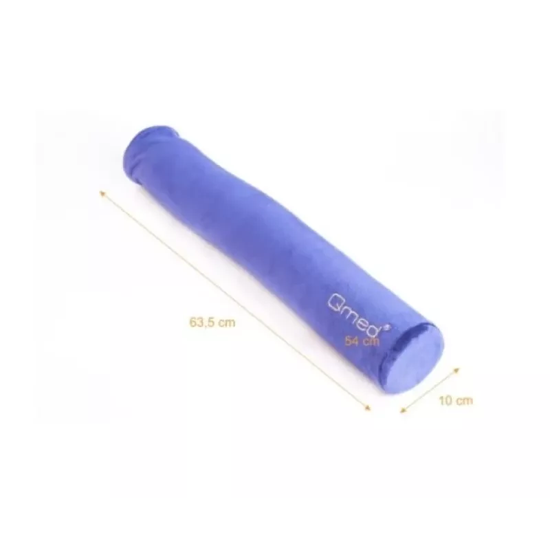 Ergonomisch multifunctioneel kussen MDH FLEX PILLOW DRQE3F1CDXUXP — rolvorm, 635 mm lengte, 100 mm diameter, paars, polypropyleen met veloursbekleding