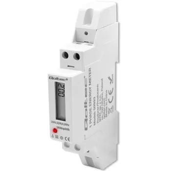 Eenfasige elektronische meter QOLTEC 50993 230V 30A