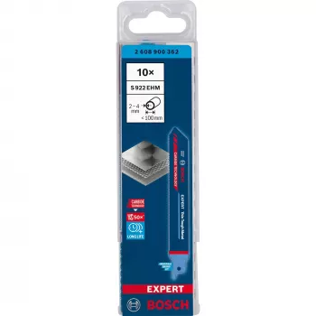 Bosch Expert 2 608 900 362 decoupeerzaag-/sabelzaag-/reciprozaagblad Carbide 10 stuks