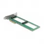 DeLOCK PCI Express 4.0 x8-kaart naar 2 x interne U.2 NVMe SFF-8639 Bifurcation