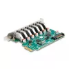 DeLOCK PCI Express x1-kaart naar 7 x externe USB 5 Gbit/s Type-A bus