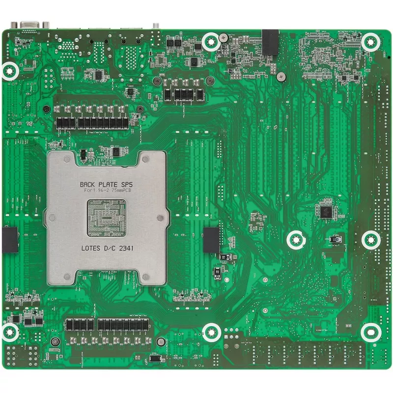 ASRock Rack BERGAMOD8-2L2T - moederbord - SSI CEB - LGA6096 socket - USB 3.2 Gen 1 - 2 x 10 Gigabit LAN, 2 x Gigabit LAN - onboard graphics (BERGAMOD8-2L2T)