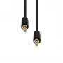 slanke 4-pins male-naar-male kabel ProXtend M4S-015 zwart, korte slanke stekker