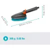 Cleansystem handborstel M hard grijs turquoise allround-zachte-kunststofstrips