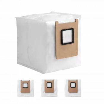 Stofzakken voor Eufy robotstofzuiger T29YQA20 — 3-pack, bruin/wit