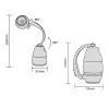 Oplaadbare LED-campeerlamp MACLEAN MCE298 3W draagbaar, USB-gevoed, compact