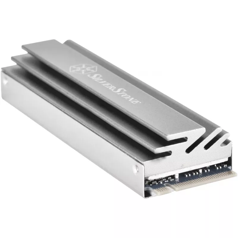 Passieve M.2-koeler SILVERSTONE TP04 — aluminium koellichaam voor M.2-SSD (SST-TP04)