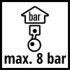 Spiraalslang 4139420, persluchtslang rood, 8 meter