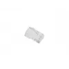 LANBERG RJ-45 kabelverbinder PLU-5000, U/UTP (UTP) afscherming, doorschijnend wit, 100-pack
