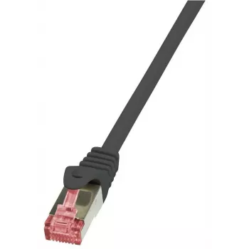 Logilink PrimeLine - patchkabel - RJ-45 (M) - RJ-45 (M) - 1 m - SFTP, PiMF - CAT 6 - glad, halogeenvrij - zwart (CQ2033S)