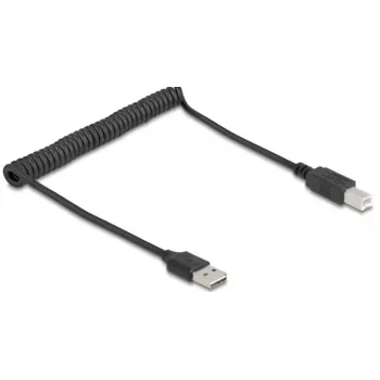 USB-kabel DeLOCK 90130 USB 2.0 0,8 m zwart