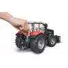 Speelgoedtractor BRUDER Massey Ferguson 7624 met voorlader, rood, voor kinderen vanaf 3 jaar