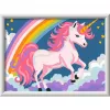 Schilderen-op-nummer-set Ravensburger CreArt roze eenhoorn schilderen
