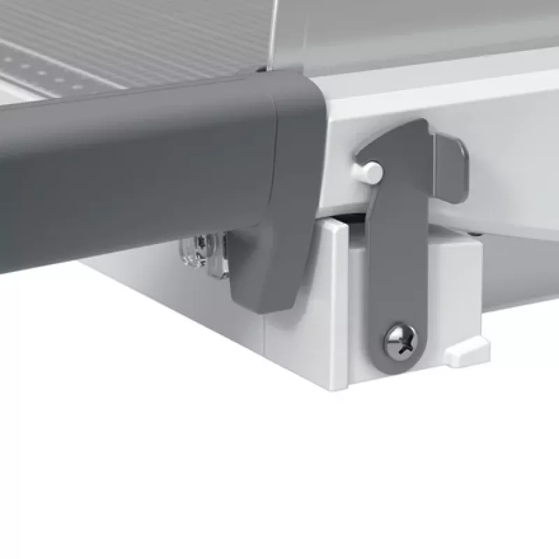 Leitz Precision Home Office papiersnijder A3, 10 vel, handmatige klem, RVS, A3, 80 g/m², staal