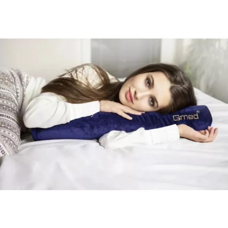 Ergonomisch multifunctioneel kussen MDH FLEX PILLOW DRQE3F1CDXUXP — rolvorm, 635 mm lengte, 100 mm diameter, paars, polypropyleen met veloursbekleding