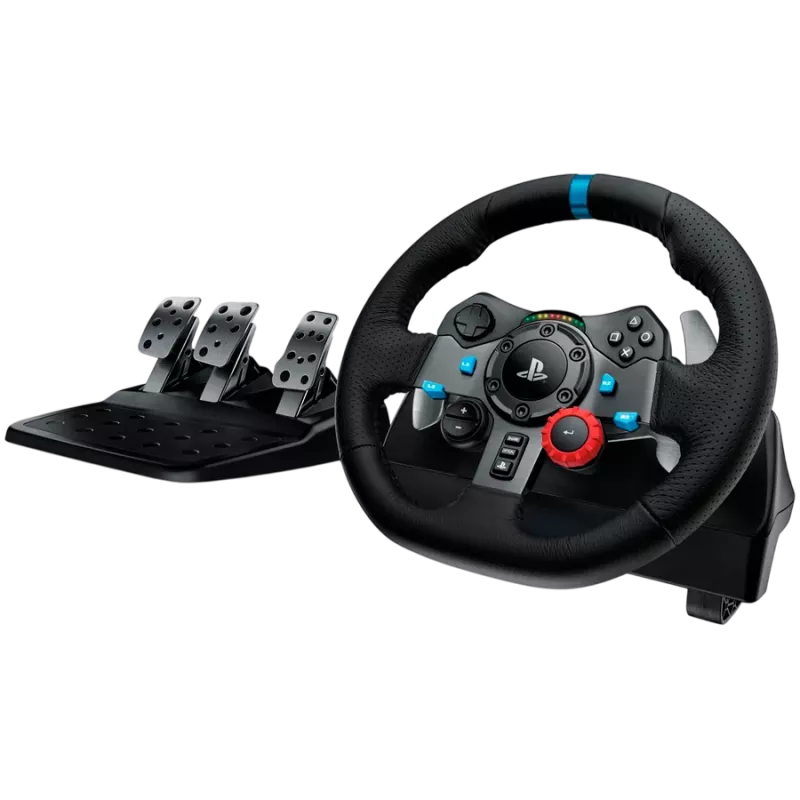 LOGITECH G29 EU + G435 zwart gaming controller aluminium zwart USB stuur + pedalen + headset PC