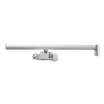 SMS projector korteafstandsmontagezuil 1200, 1200 mm, aluminium/wit