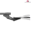 Maclean MC-757 toetsenbordlade onder het bureau, staal, max. 2 kg, zwart