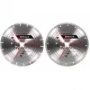 Diamantschijvenset voor haakse slijper EINHELL 230×22,23×1,8 mm, turbokrans, 2 stuks