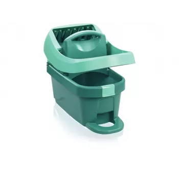 Leifheit vloerwisserset stofwisser reinigingsgereedschap Professional XL groen met wagen 55096