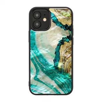 iKins hoesje voor Apple iPhone 12 mini — aqua agate