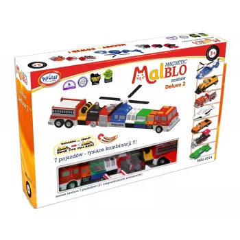 Voertuigset Popular Playthings Magnetic Mix or Match