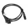 Netkabel LANBERG CA-C13C-11CC-0018-BK — 1,8 m, C13-koppeling naar CEE7/7, haaks C13