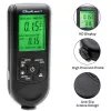 Qoltec lakdiktemeter met LCD-display | 0~2000 µm