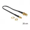 Coaxkabel DeLOCK 88484 RG-174 0,2 m SMA TS-9 zwart