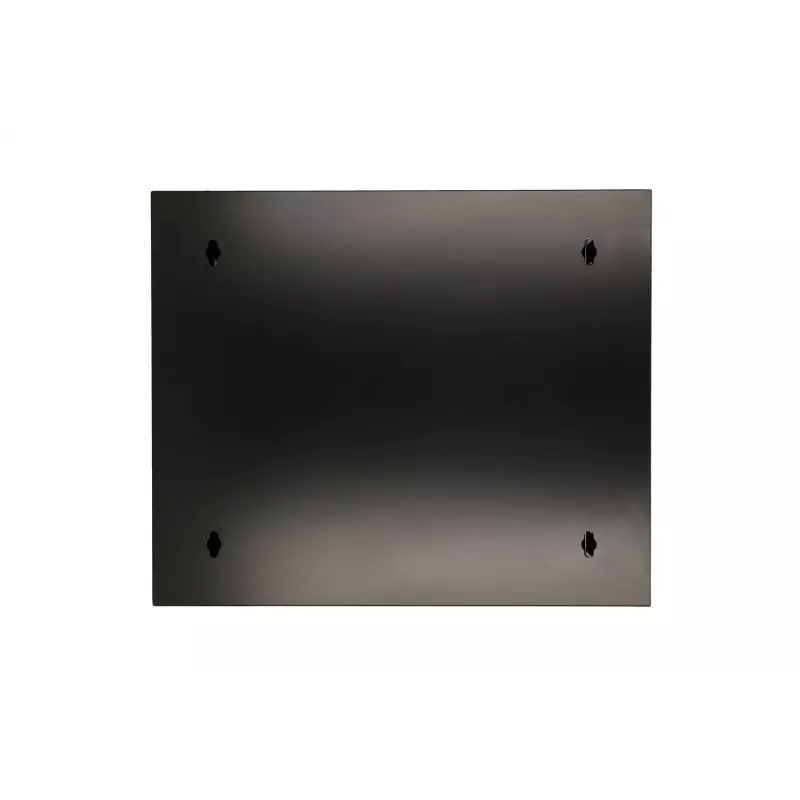 Extralink rackmount-behuizing 9U 600x600 AZH zwart wandgemonteerd, zwaaiend type
