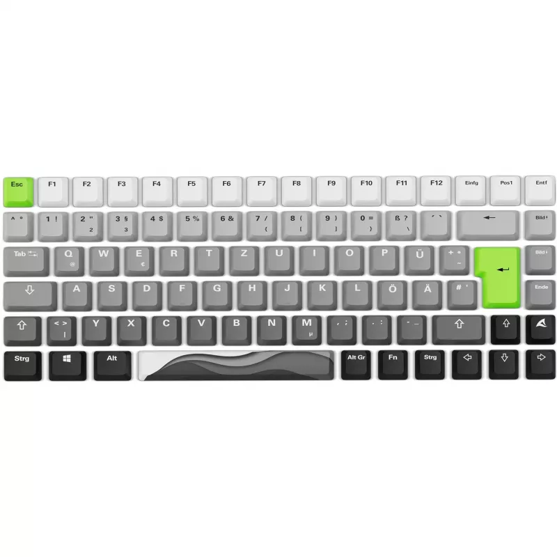 Sharkoon SKILLER SGK50 S3 Design Bundle D5 keycap- en muismatset